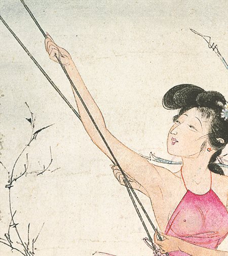 尤溪-胡也佛的仕女画和最知名的金瓶梅秘戏图